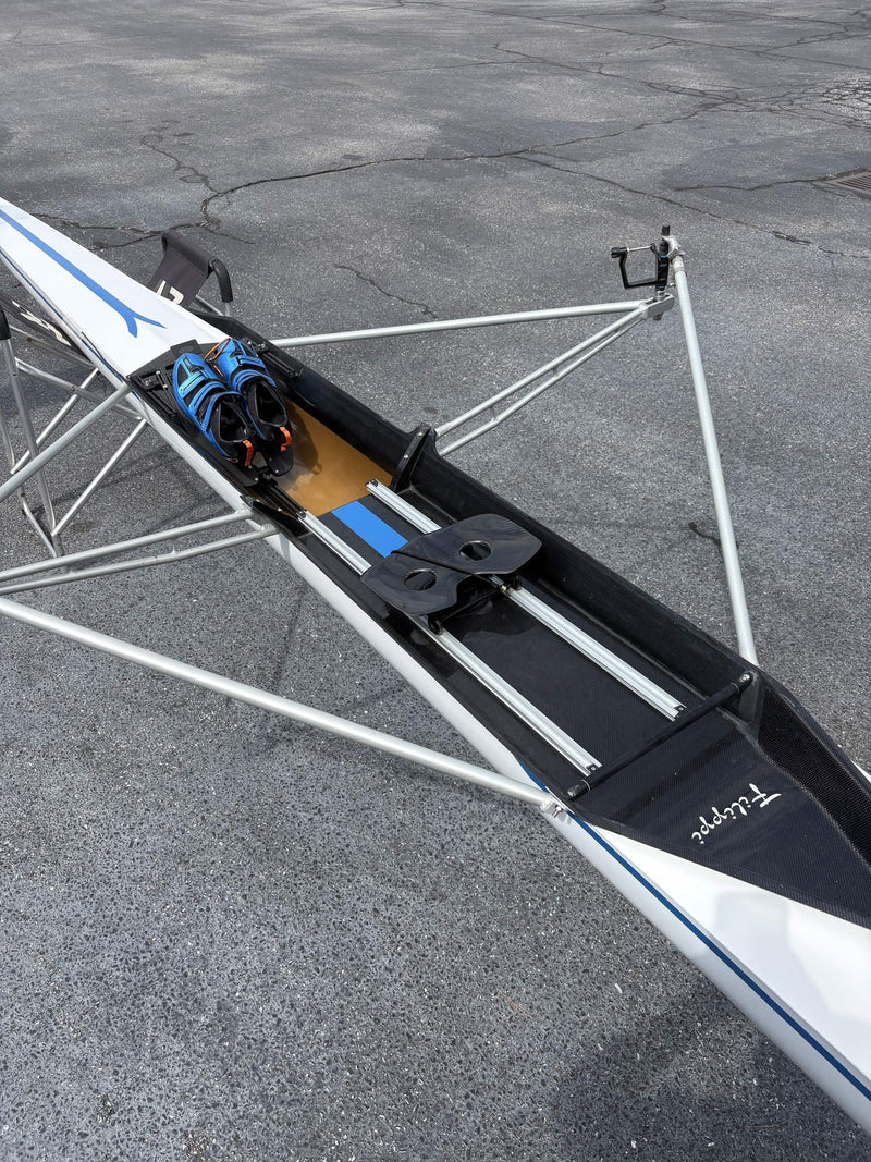 Iridescent Rowing Shell Rowing Shell Repair, Launch Service & Oar painting | Brightside Rowing
